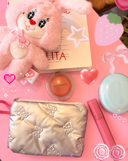 Ribbon aurora pouch