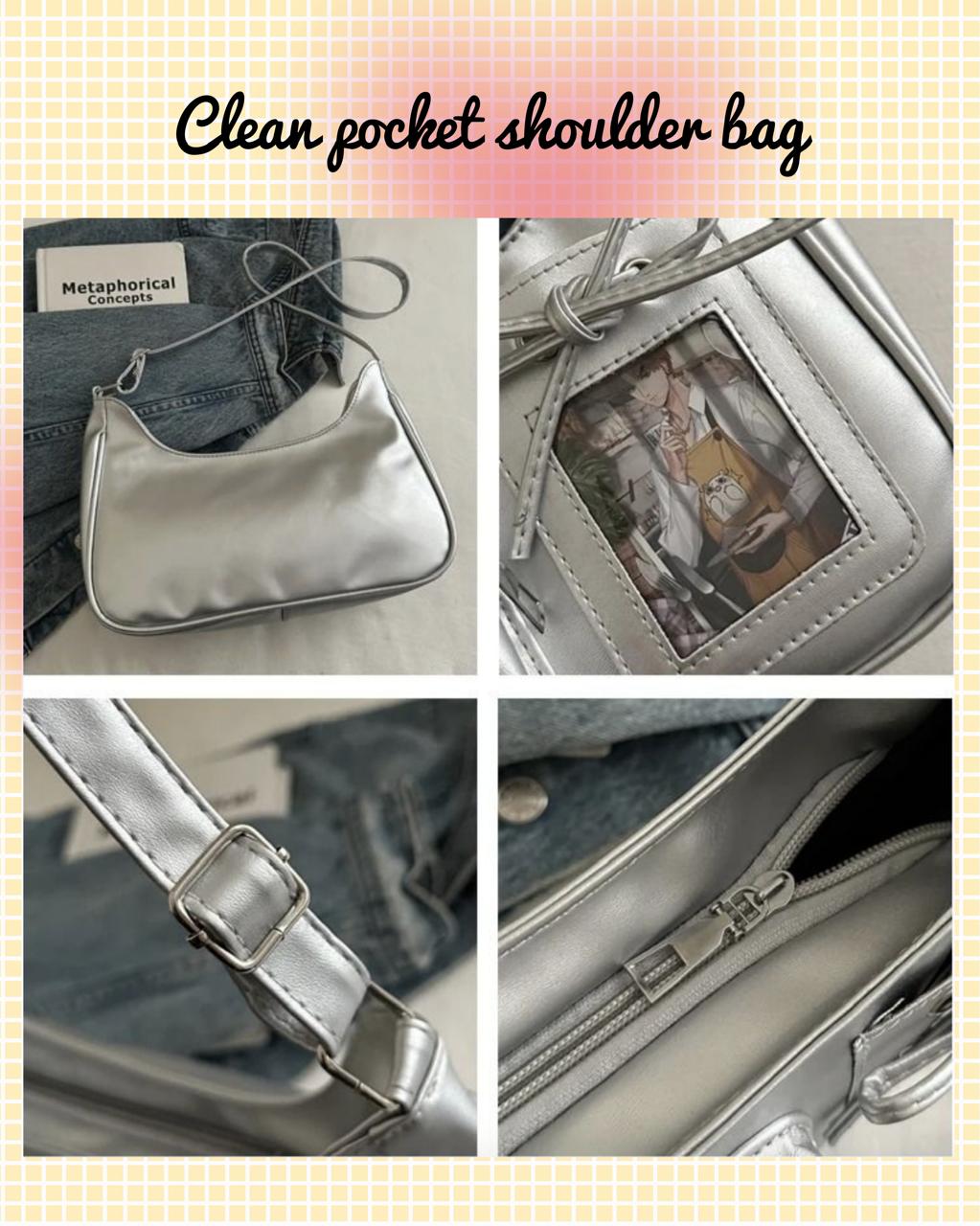 KEiKI Clean Pocket Shoulder Bag