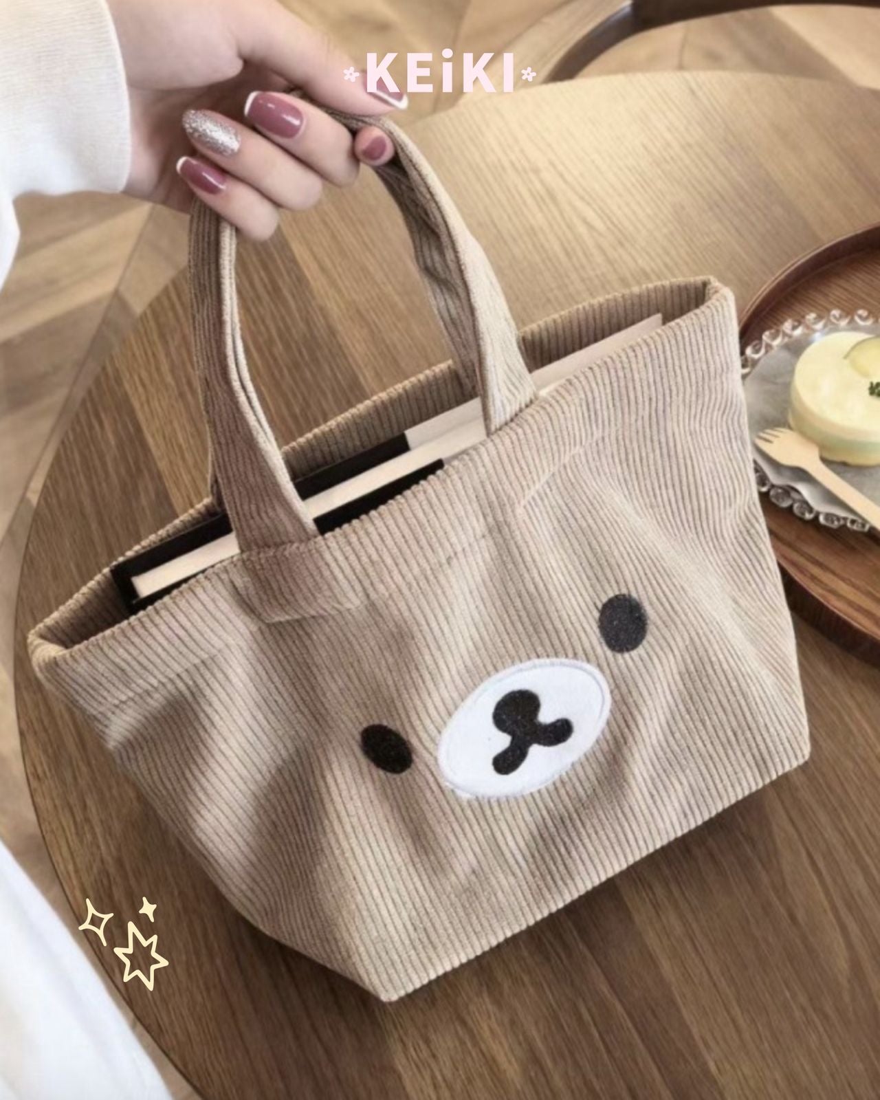 KEiKI Rilakkuma Corduroy Bag