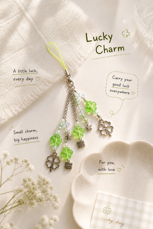 Green good luck charm