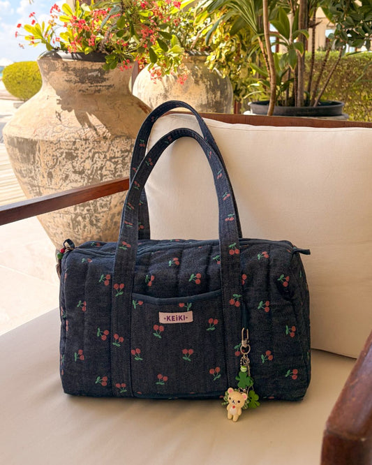 Cherry jean bag