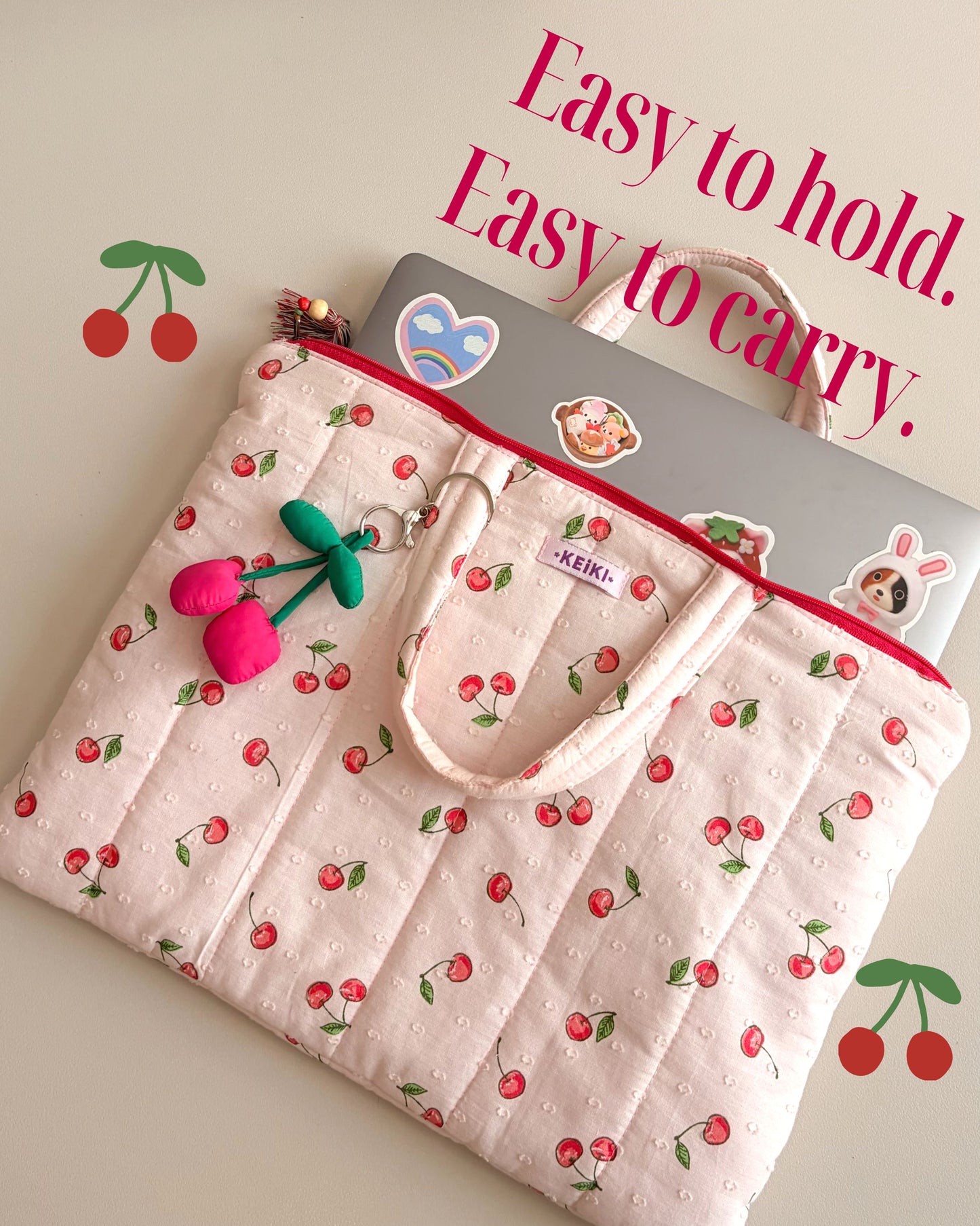 KEIKI Cherry Laptop Bag