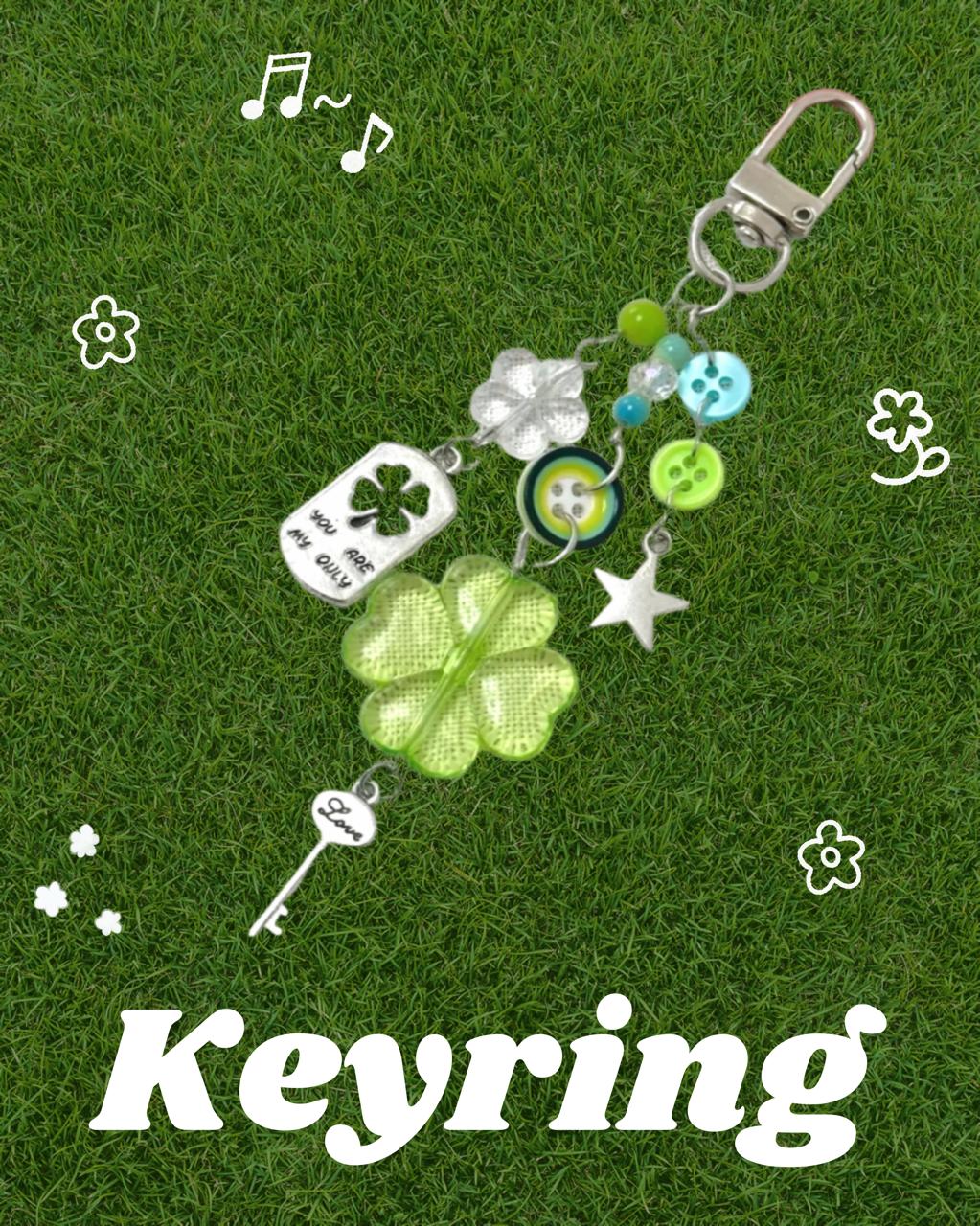 KEiKI Lucky Clover Keyring