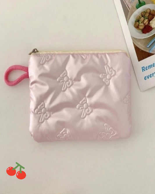 Ribbon aurora pouch