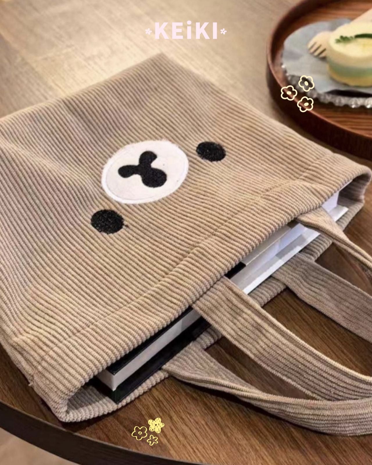 KEiKI Rilakkuma Corduroy Bag