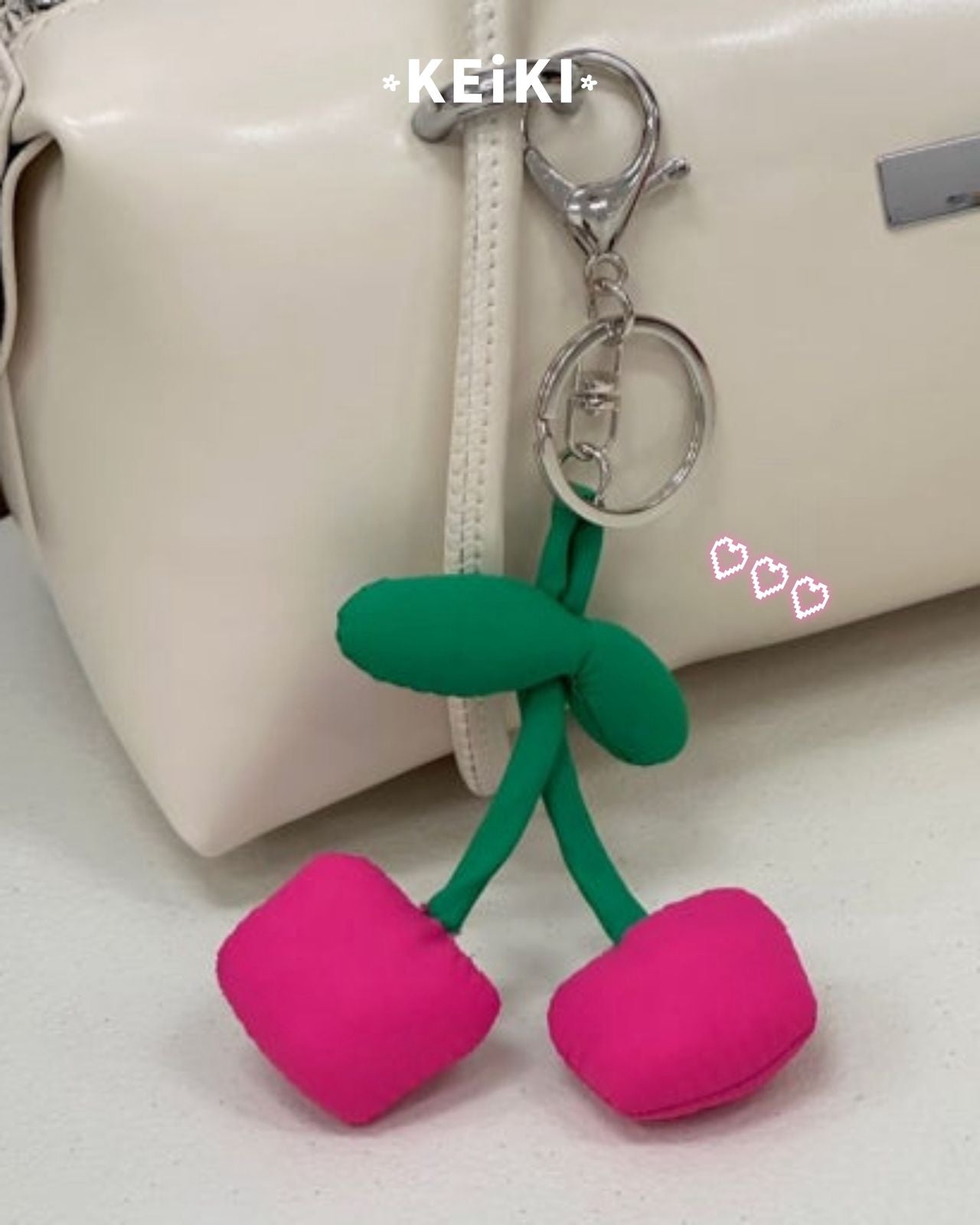 KEiKI Cherry Padding Keyring