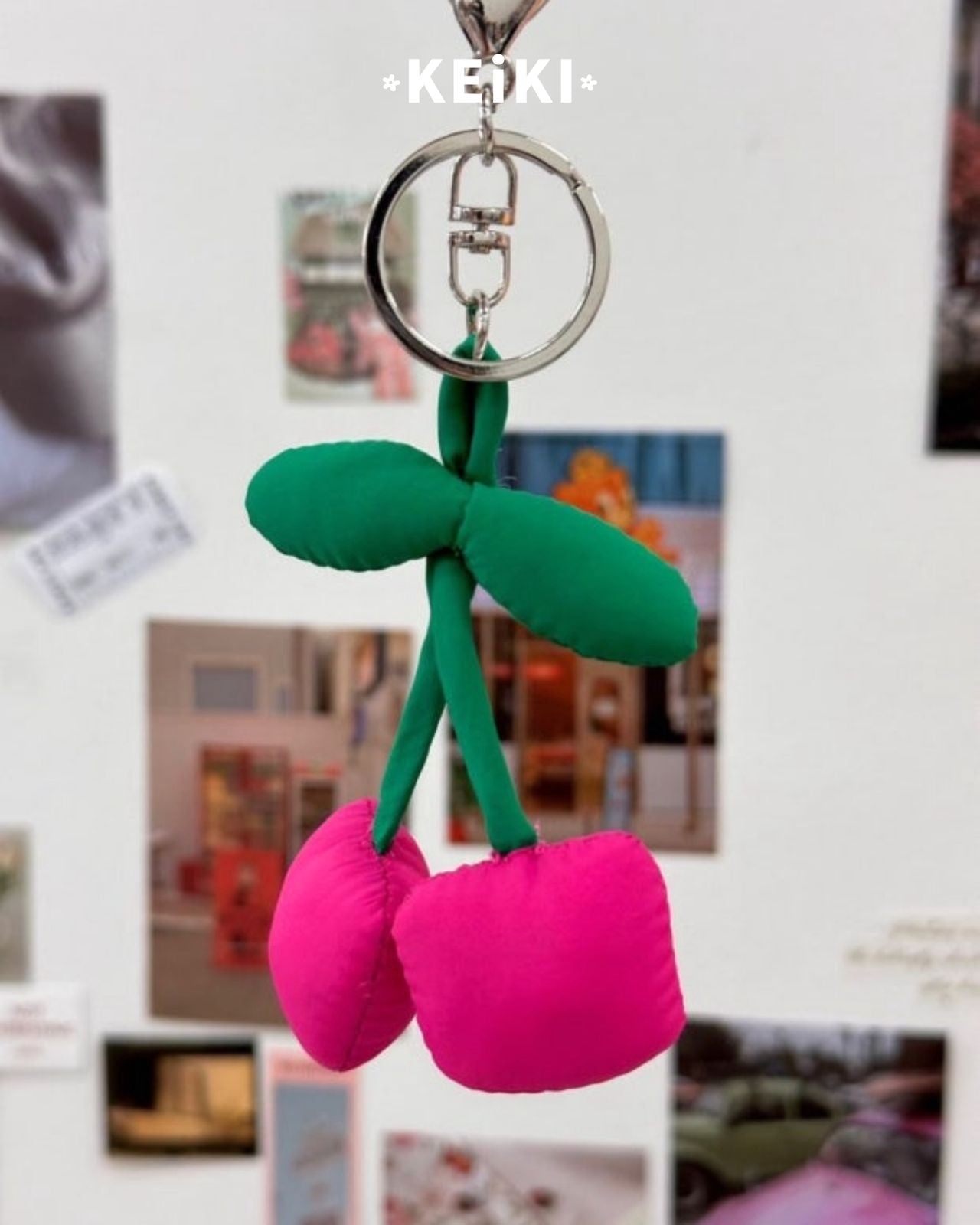 KEiKI Cherry Padding Keyring