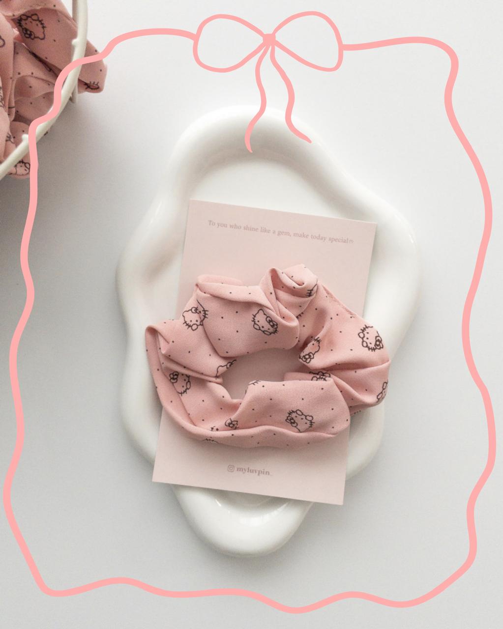 Hello Kitty Pastel Scrunchie