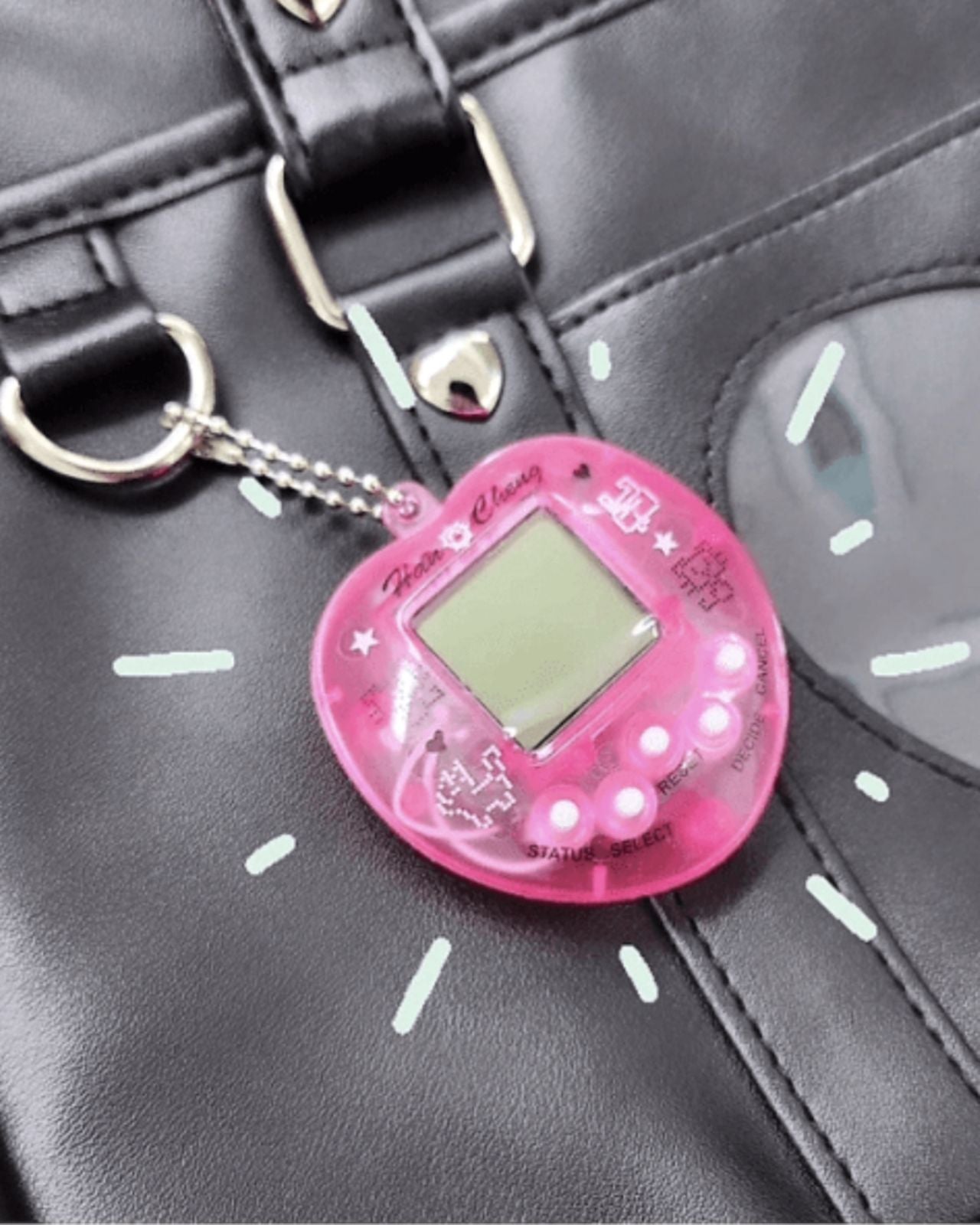 KEiKI Tamagotchi Game Keyring